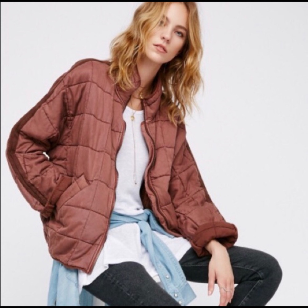Free People Dolman Quilted Jacket